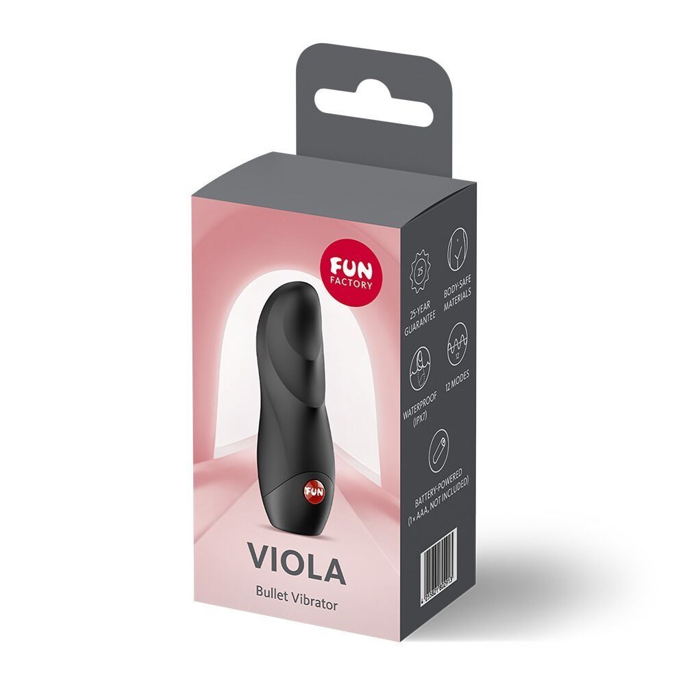 Вібратор для клітораFun Factory Viola Black