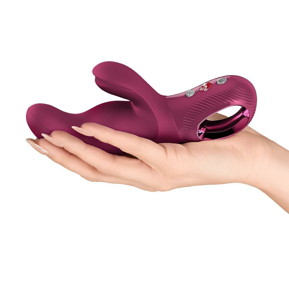 Вибратор-кролик Fun Factory MISS BI Wine Red, d - 4,2 см