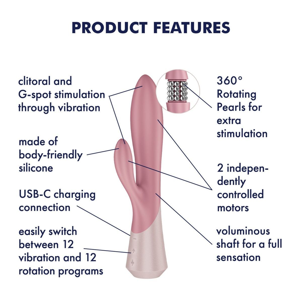 Вібратор-кролик Satisfyer Pearl Bunny 1 с жемчужным масажем