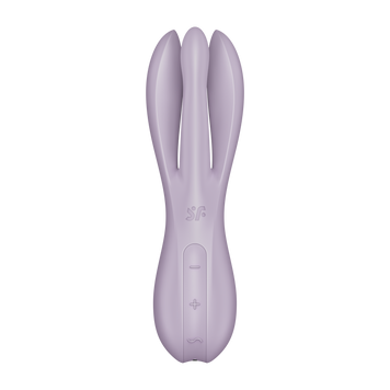 Кліторальний вібратор Satisfyer Threesome 2 Violet, 3 гнучкі пальчики, 3 мотори