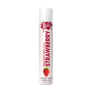 Лубрикант на водній основі Wet Oral Play Strawberry (30 мл), їстівний, без цукру