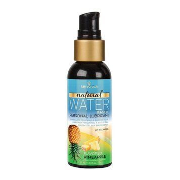 Съедобный лубрикант на водной основе Sensuva Natural Water-Based Pineapple, 57 мл, без глицерина
