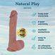 Фалоімітатор Erospace Natural Play Silicone Dildo D5, 22 см