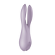 Клиторальный вибратор Satisfyer Threesome 2 Violet, 3 гибких пальчика, 3 мотора