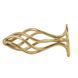 Анальная пробка LOCKINK SEVANDA Hollow Spiral Golden Metal Anal Plug - S size