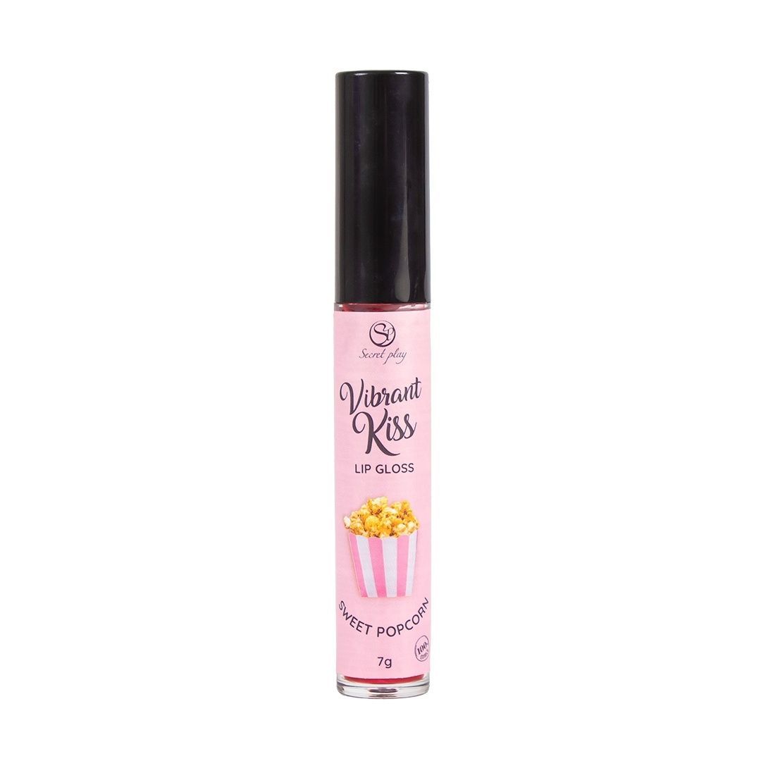 Блиск для губ з ефектом вібрації Secret Play Sweet Popcorn Lip Gloss Vibrant Kiss