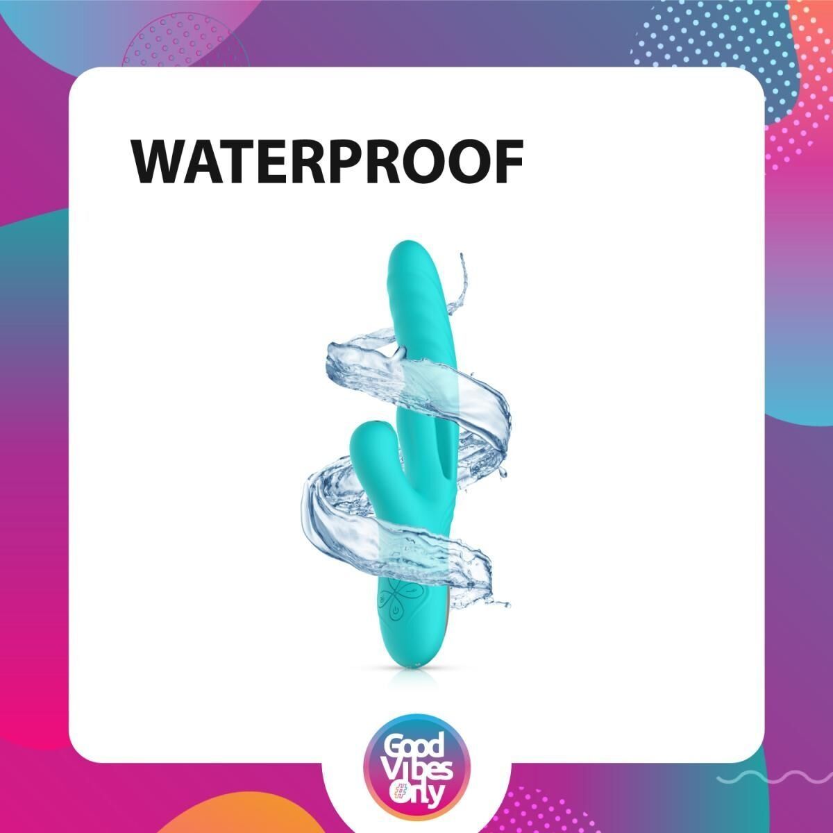 Вібратор-кролик Good Vibes Only - Lisa Thrusting Rabbit Vibrator with G-Spot Stimulator