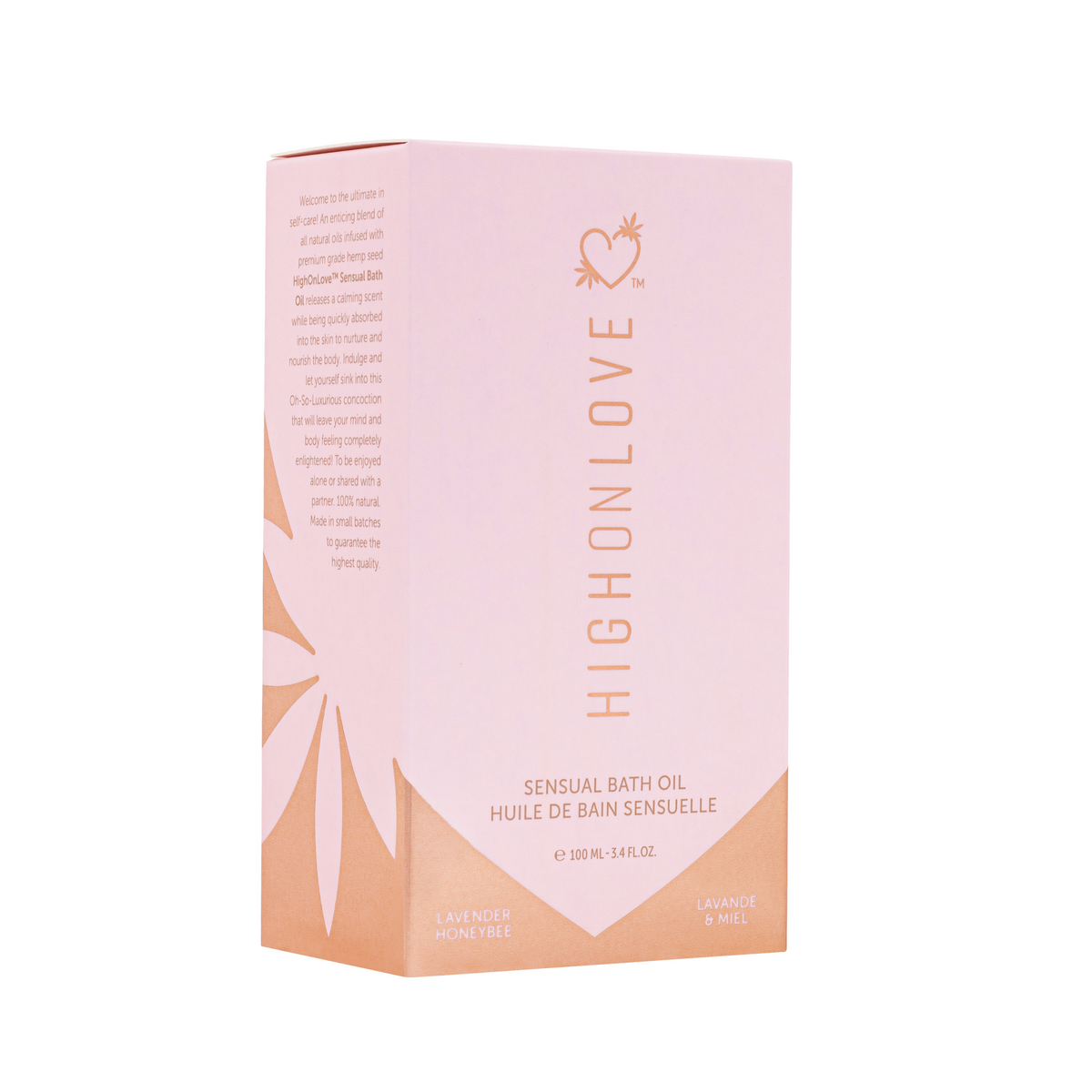 Олія для ванни з ароматом лаванди та меду Sensual Bath Oil, 100 мл HighOnLove