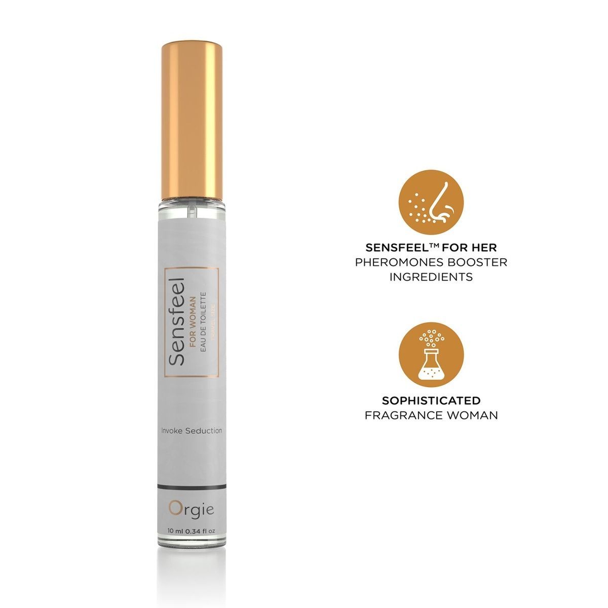 Жіночі парфуми з феромонами Orgie &ndash; Sensfeel for Woman Travel Size (10 мл), квітково-фруктовий аромат