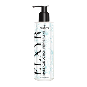 Лосьйон для масажу ніг та ступень Sensuva ELXYR Massage Lotion Peppermint (236 мл)