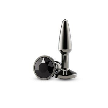Анальная пробка NS Novelties Rear Assets - Tapered - Small - Gunmetal - Black