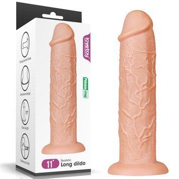 Фаллоимитатор LoveToy King-Sized Realistic Long Dildo 11" Flesh