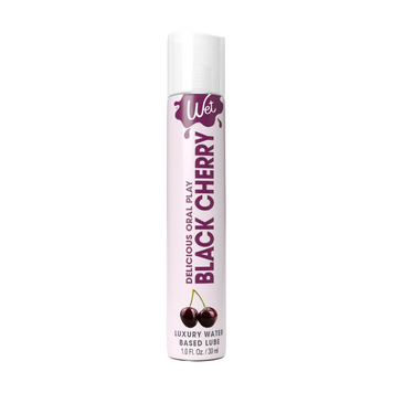 Лубрикант на водній основі Wet Oral Play Black Cherry (30 мл), їстівний, без цукру