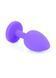 Анальная пробка Jewellery Silicone Purple Plug S Red