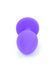 Анальная пробка Jewellery Silicone Purple Plug S Red