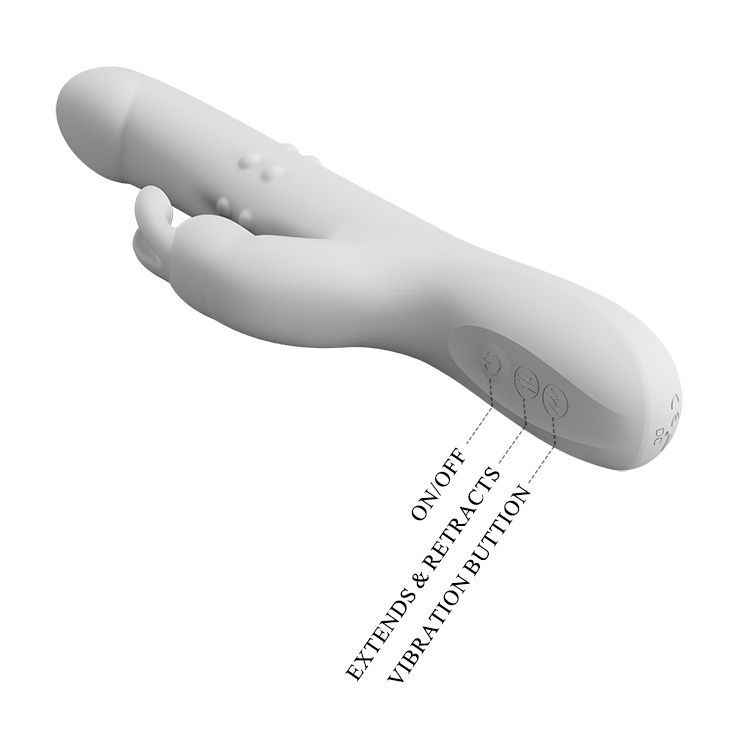Вибратор-кролик Pretty Love Reese Vibrator White