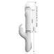 Вибратор-кролик Pretty Love Reese Vibrator White