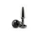 Анальная пробка NS Novelties Rear Assets - Tapered - Small - Gunmetal - Black