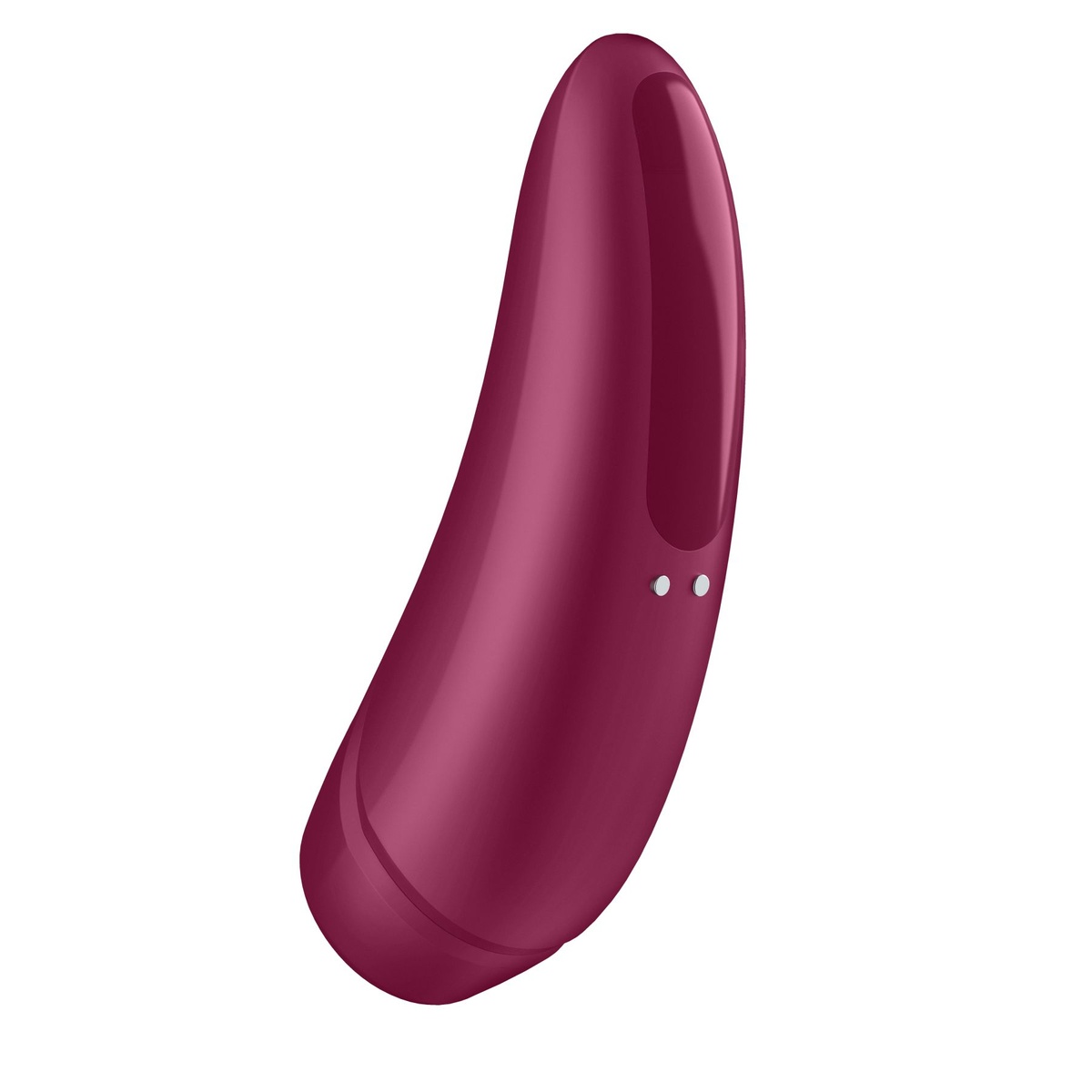 Вакуумний кліторальний стимулятор Curvy 1+ Satisfyer, бордовий