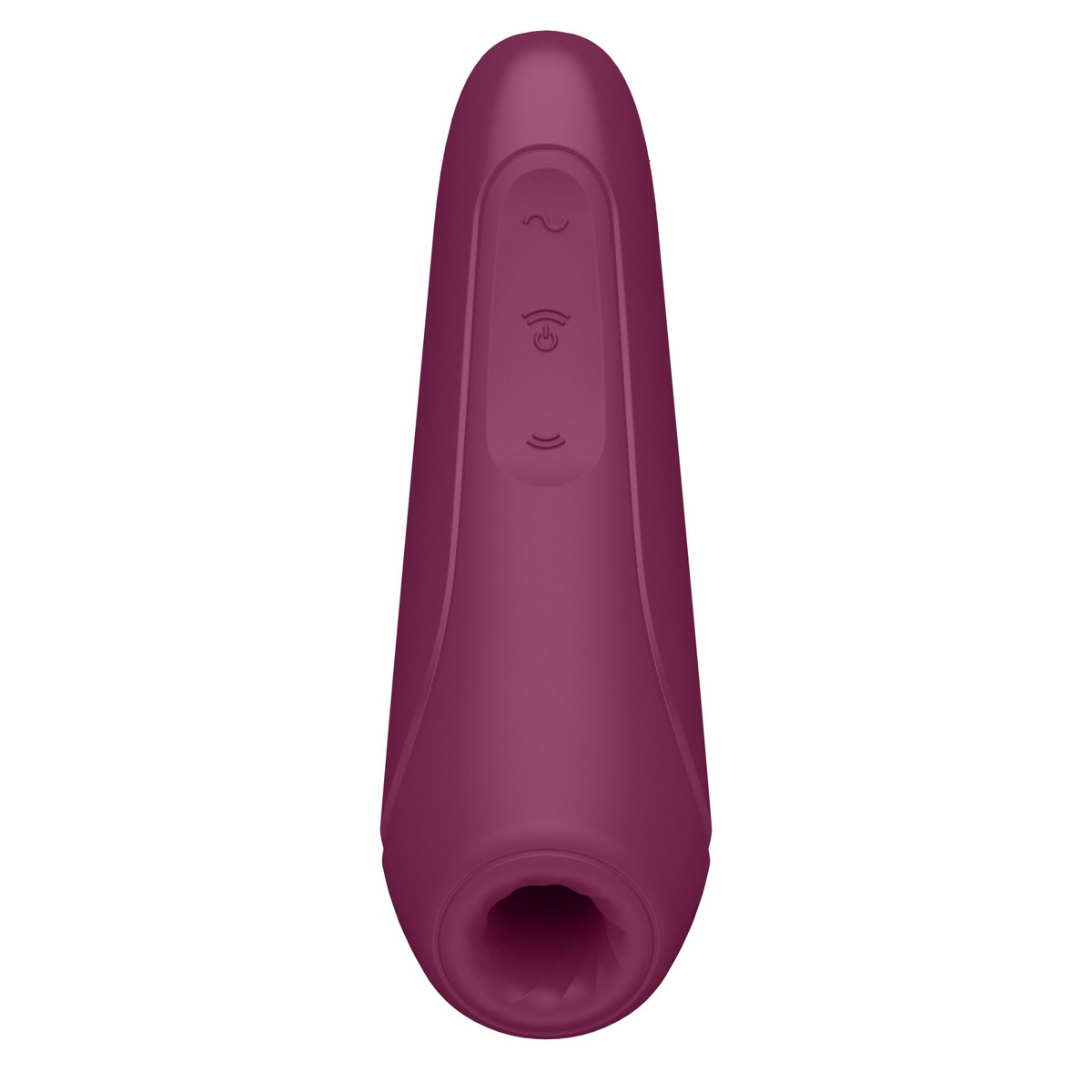 Вакуумний кліторальний стимулятор Curvy 1+ Satisfyer, бордовий