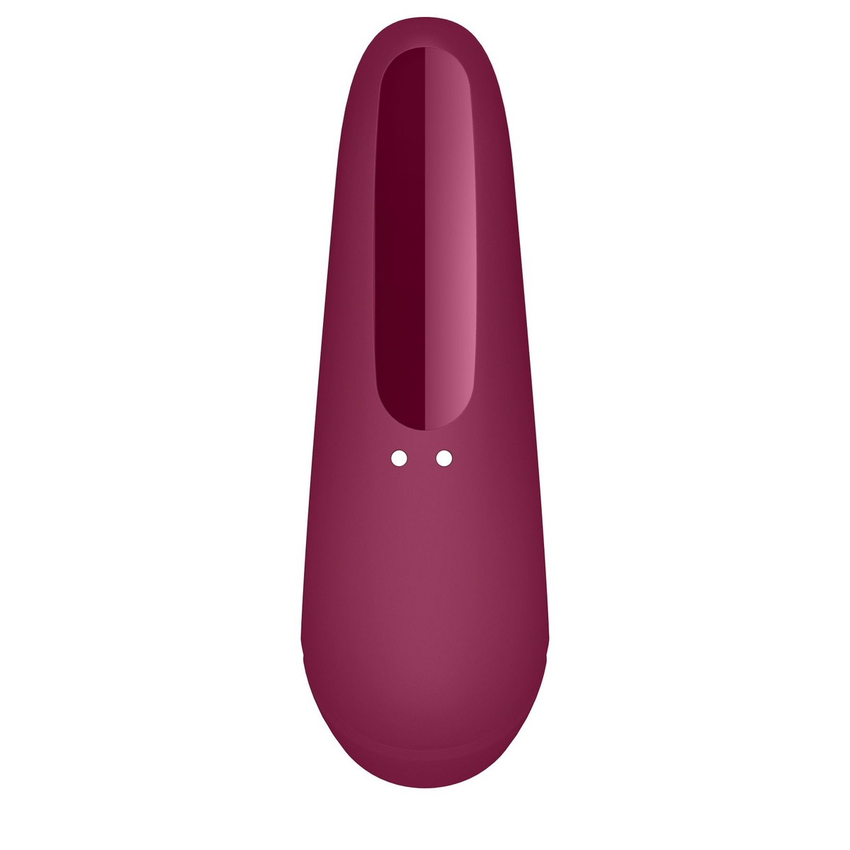 Вакуумний кліторальний стимулятор Curvy 1+ Satisfyer, бордовий