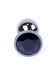 Анальная пробка Jewellery Dark Silver Plug Black, d 2,7 см.