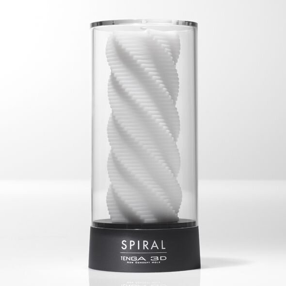 Мастурбатор Tenga 3D Spiral, очень нежный, из антибактериального эластомера с серебром