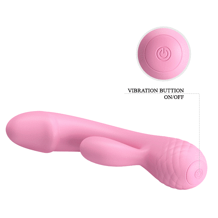 Вібратор-кролик Pretty Love Ron Vibrator Pink