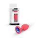 Анальная пробка Jewellery Silicone Red Plug S Blue