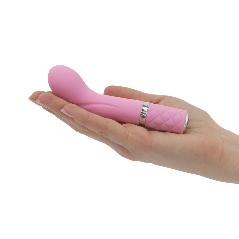 Гибкий вибратор для точки G Pillow Talk - Racy Pink с кристаллом Swarovski , подарочная упаковка