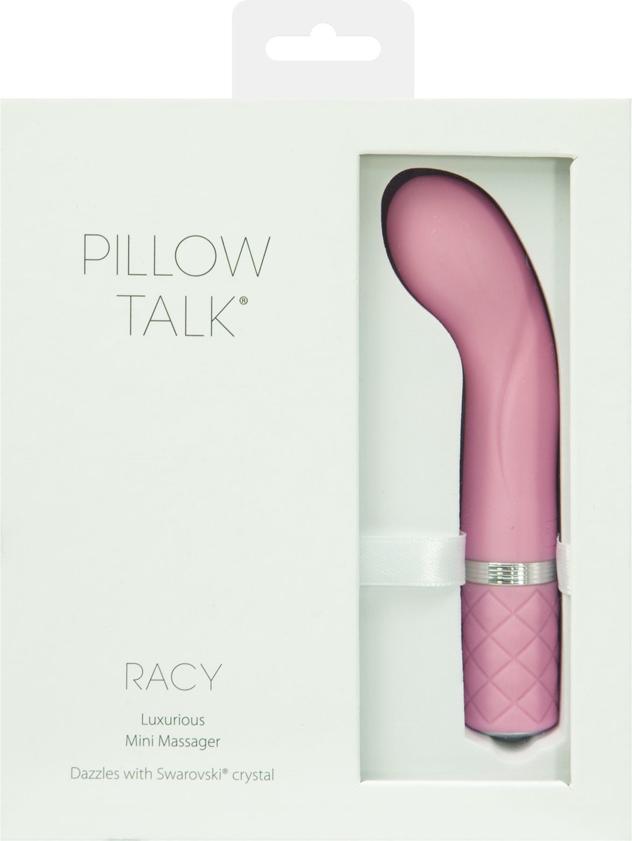 Вібратор Pillow Talk - Racy Pink з кристалом Сваровські для точки G