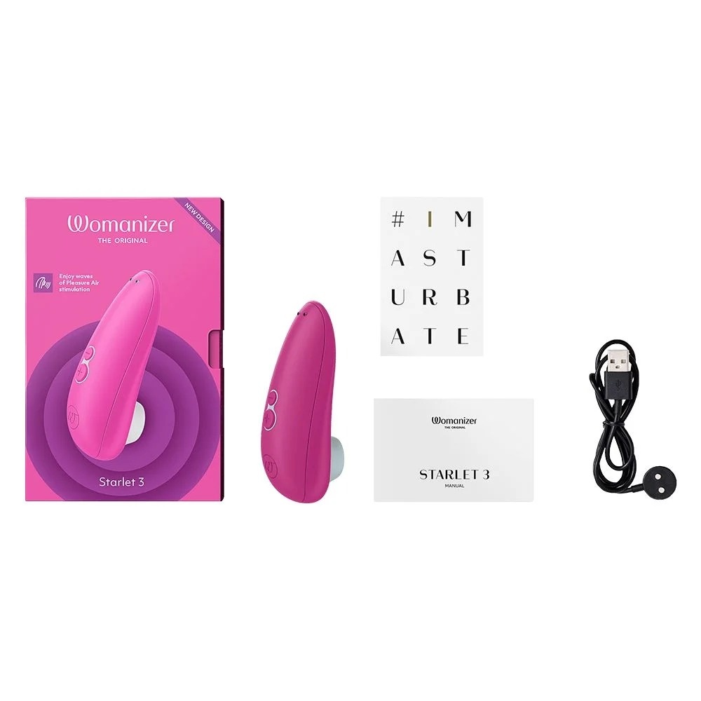 Вакуумный клиторальный стимулятор Womanizer Starlet 3 Pink