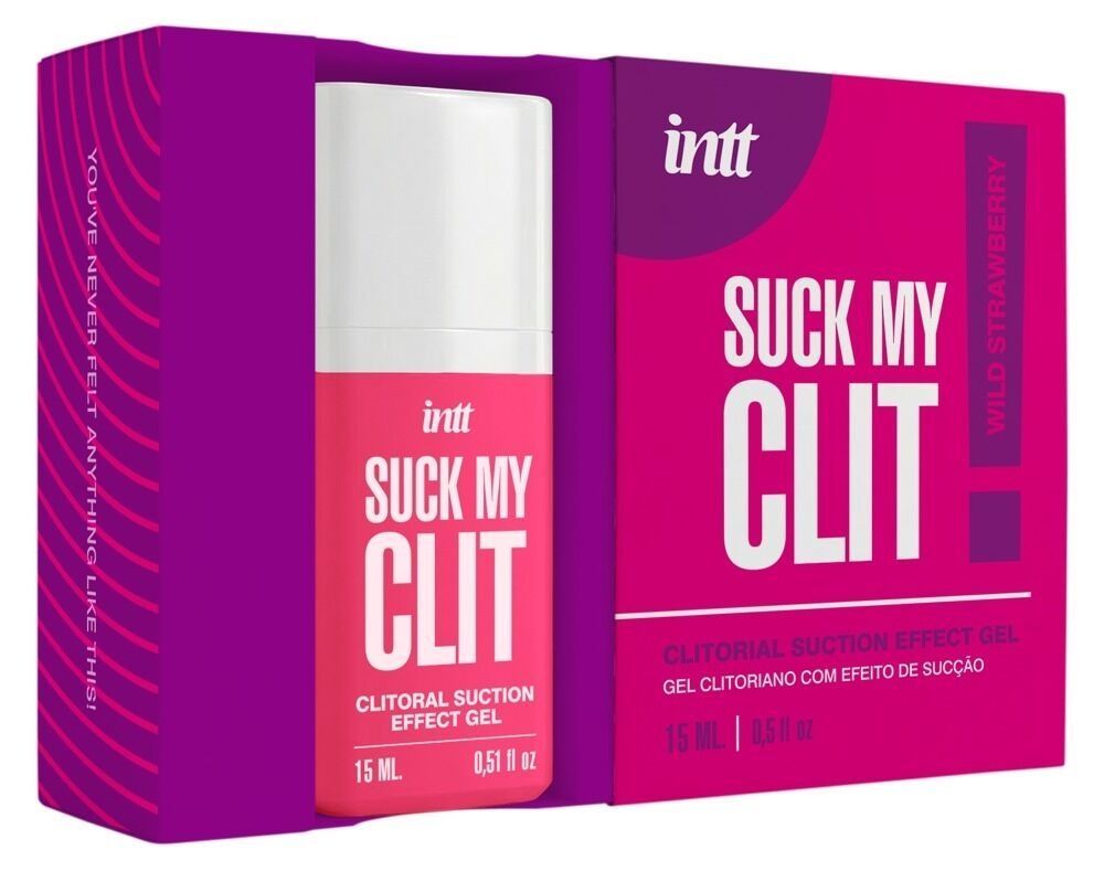 Клиторальный гель с эффектом посасывания Intt Suck My Clit Wild Strawberry (15 мл)