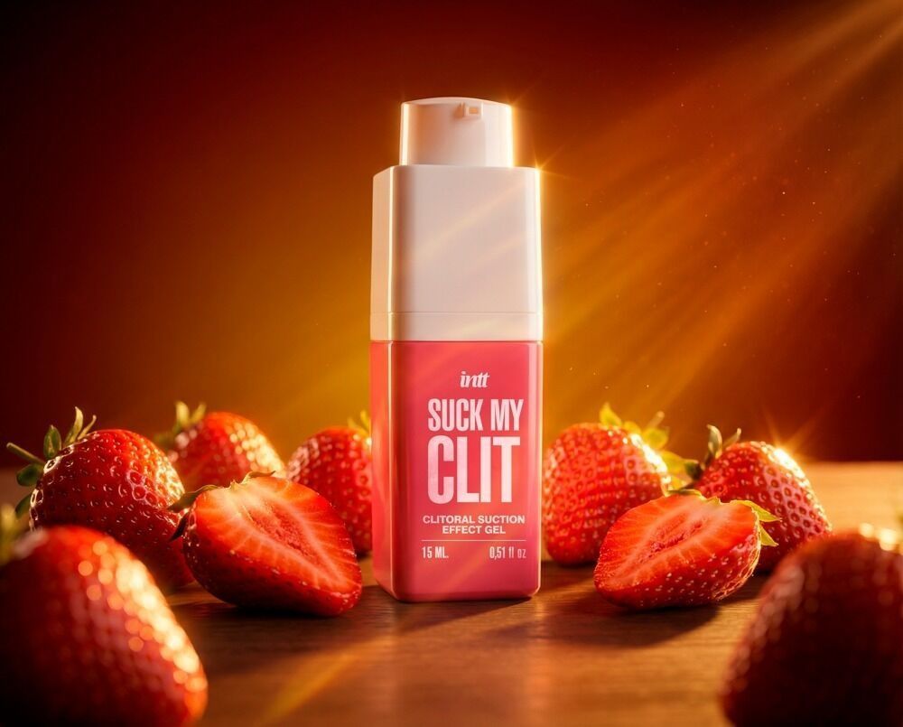Клиторальный гель с эффектом посасывания Intt Suck My Clit Wild Strawberry (15 мл)