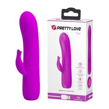 Вібратор-кролик Pretty Love Tim Vibrator Purple