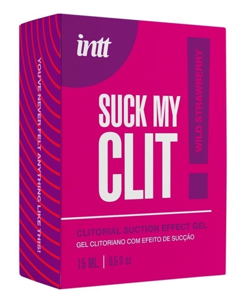 Клиторальный гель с эффектом посасывания Intt Suck My Clit Wild Strawberry (15 мл)