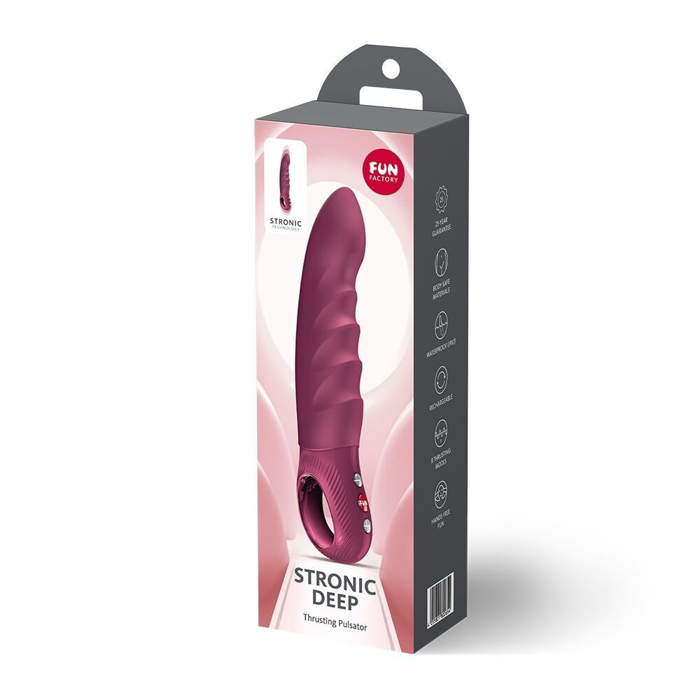 Пульсатор Fun Factory Stronic Deep, Wine Red