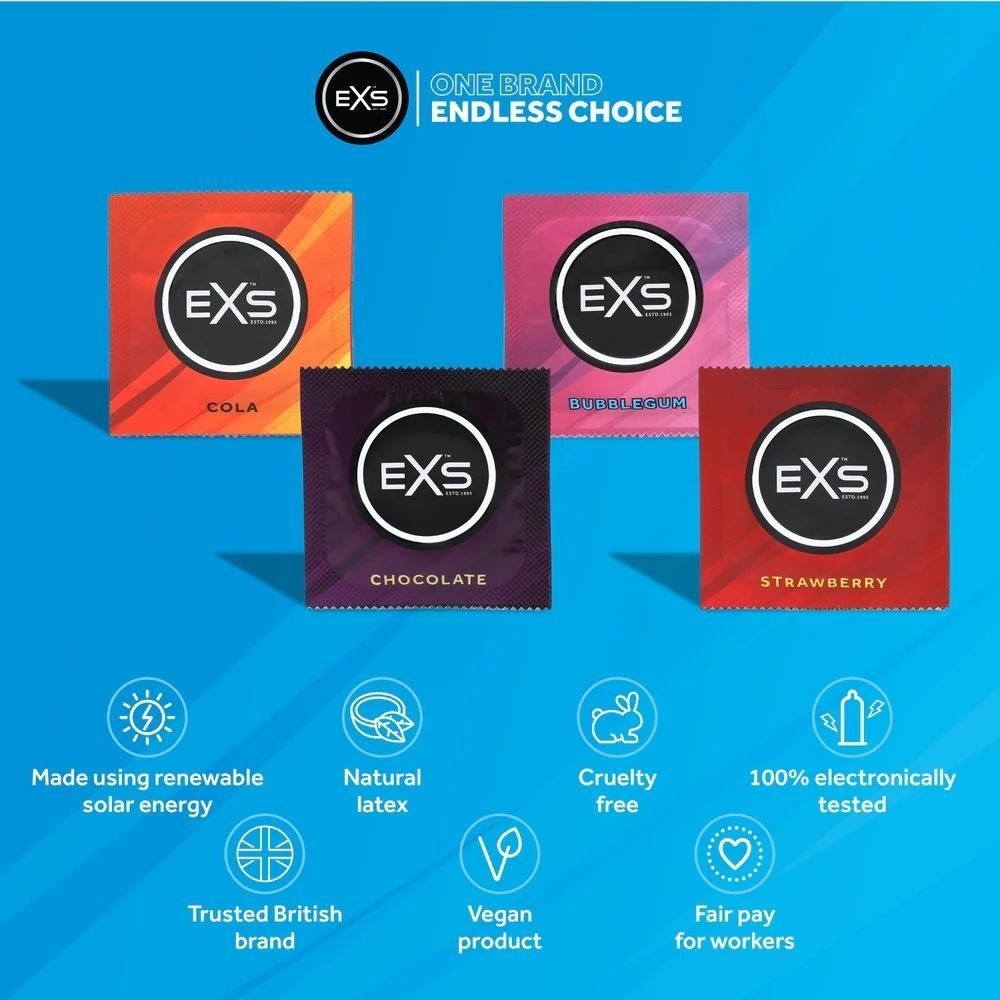 Презервативы EXS Mix Flavoured, 12 шт