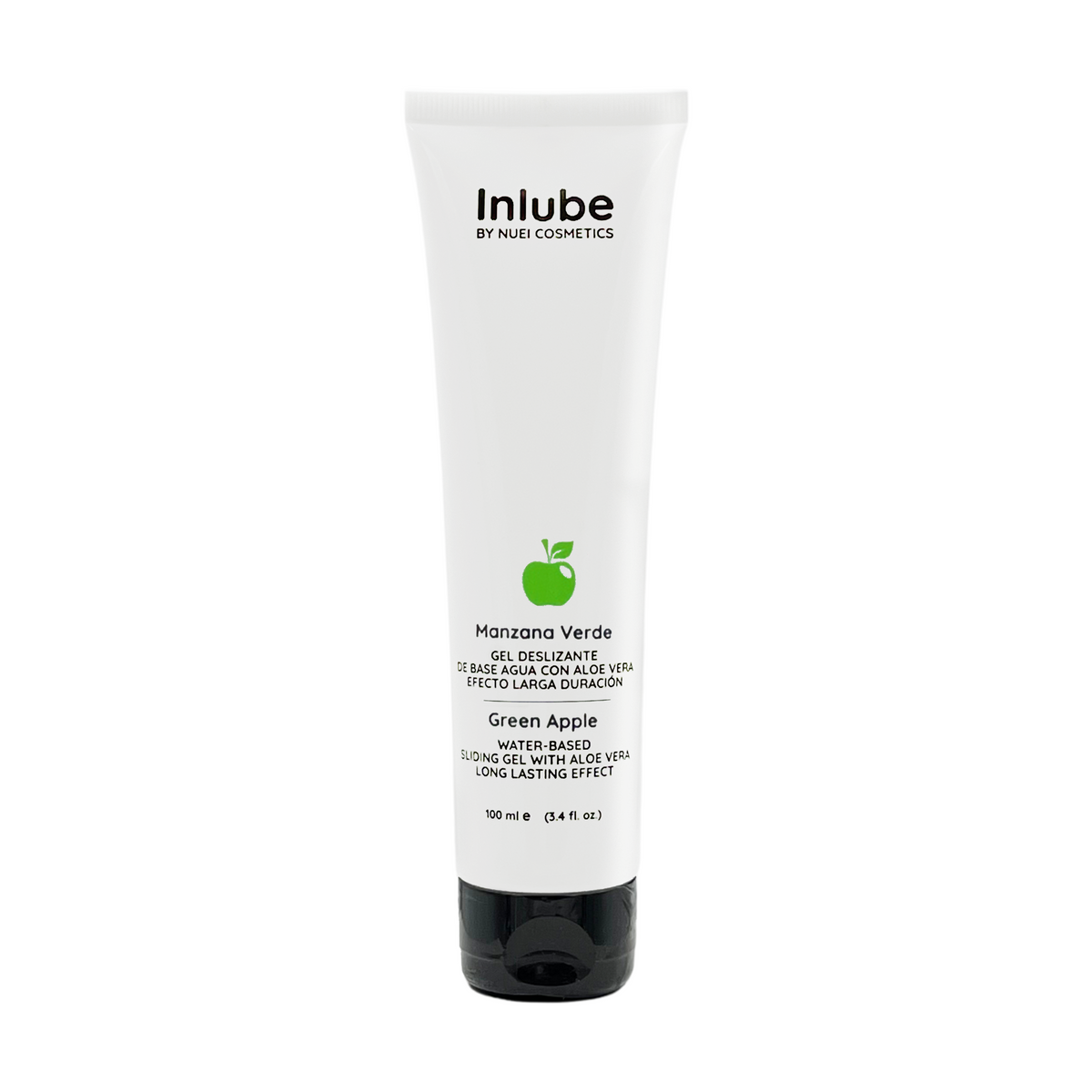 Їстівний лубрикант на водній основі INLUBE Nuei , зелене яблуко, 100 мл