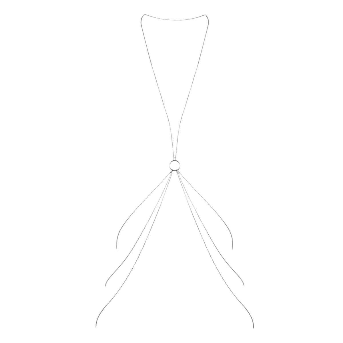 Цепочка для тела Bijoux Indiscrets Magnifique 8 Body Chain &mdash; Silver