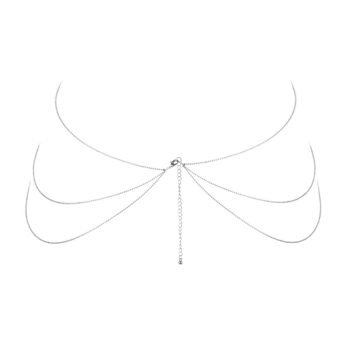 Цепочка для тела Bijoux Indiscrets Magnifique 8 Body Chain &mdash; Silver