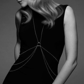 Ланцюжок для тіла Bijoux Indiscrets Magnifique 8 Body Chain &mdash; Silver