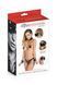 Ошейник с наручниками и цепочкой Fetish Tentation Neck and Wrist Chain Straps с маской на глаза