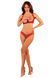 Комплект белья Obsessive Lacelove cupless 2-pcs set Red, открытый доступ, открытая грудь, XS/S