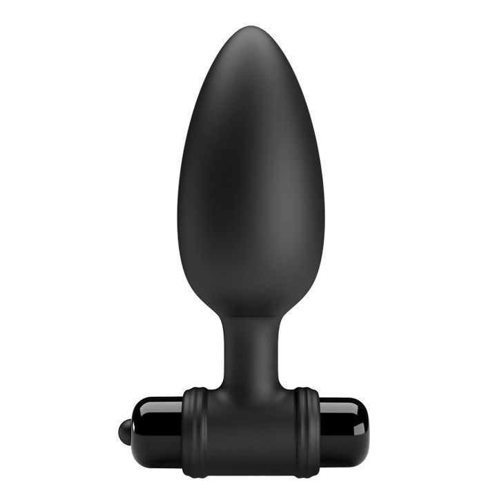 Анальна пробка Pretty Love Vibra Butt Plug II Black - 3,8 см