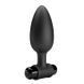 Анальна пробка Pretty Love Vibra Butt Plug II Black - 3,8 см