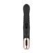 Вибратор-кролик Rosy Gold с имитацией фрикций - Rabbit Vibrator with thrusting function - Black