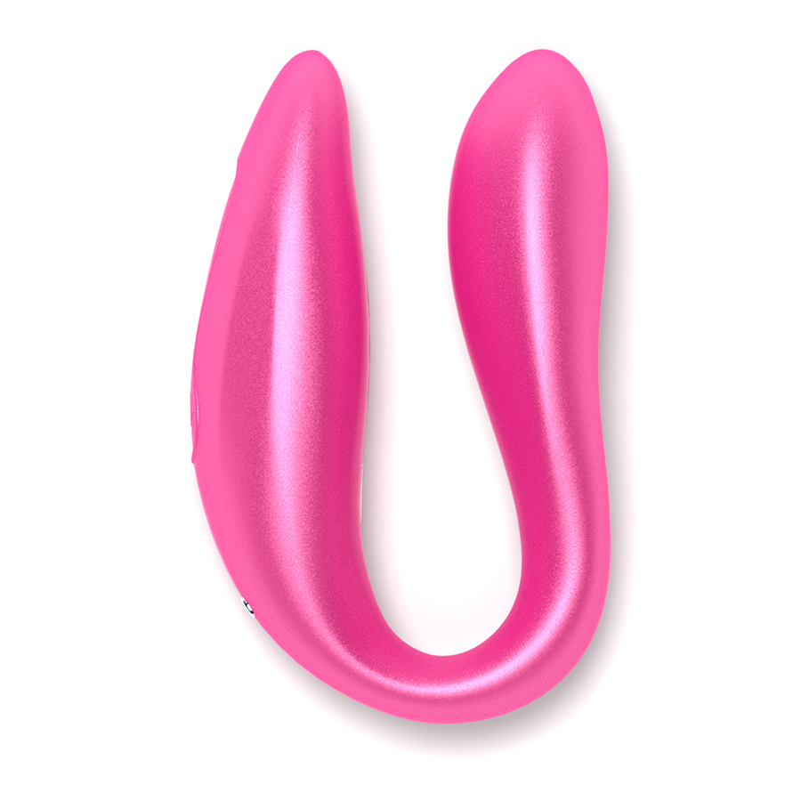 Смарт вібратор для пар DOUBLE PLEASURE, рожевий Oninder