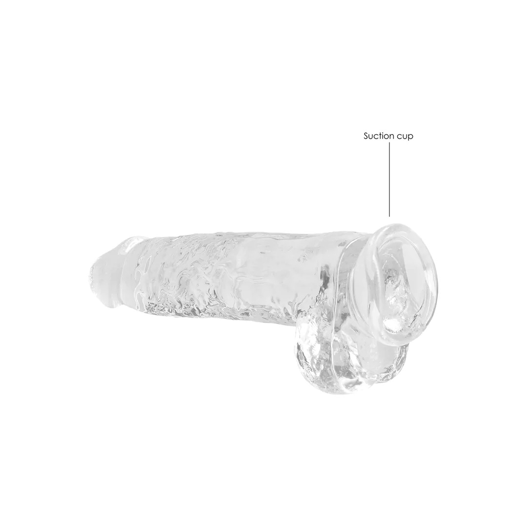 Фаллоимитатор Realrock Dildo 9"/22 cm Transparent