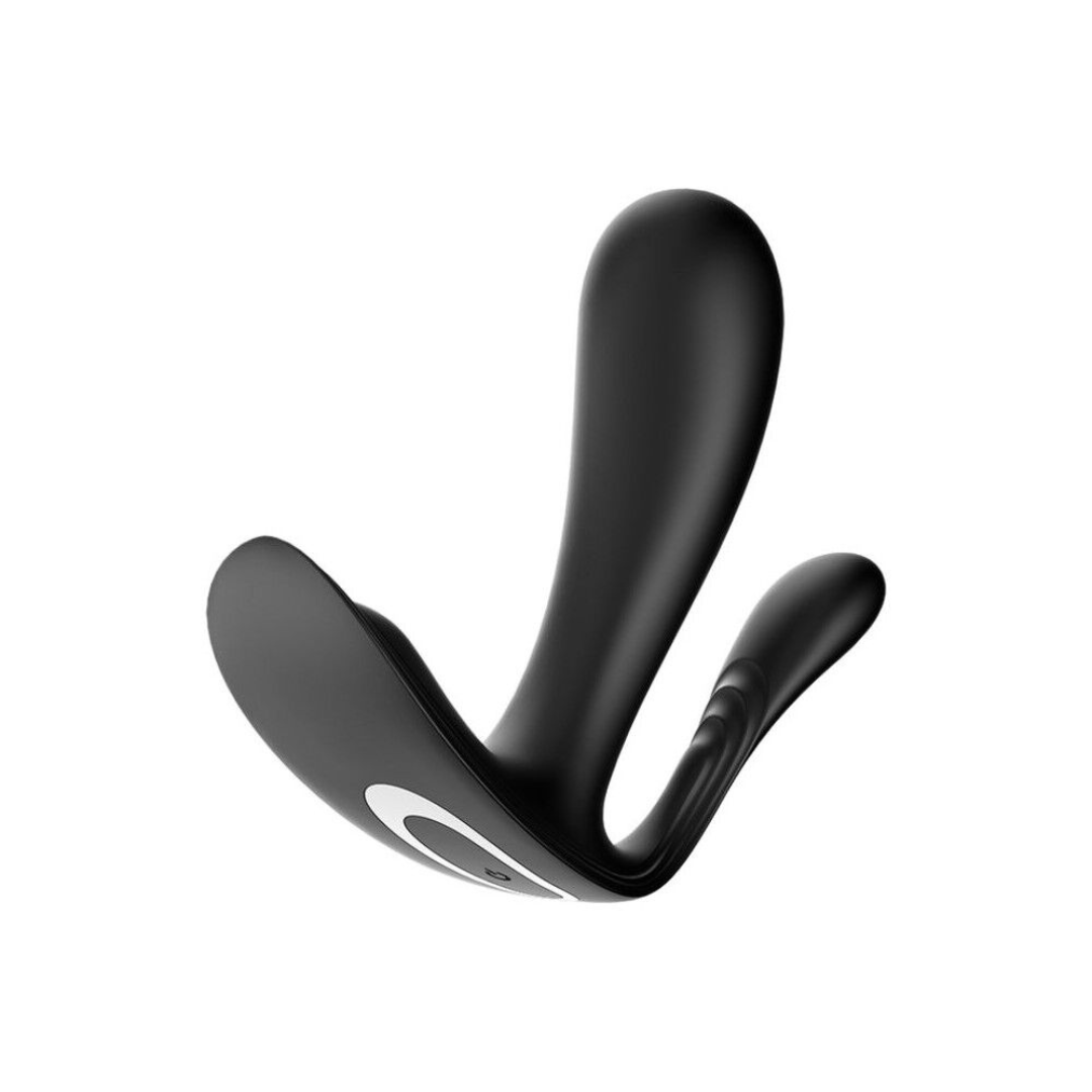 Двойной смарт-вибратор в трусики Satisfyer Top Secret+ Black